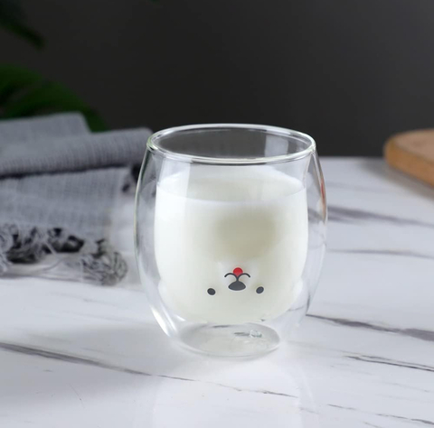 TAZA DOBLE VIDRIO PERRO - comprar online