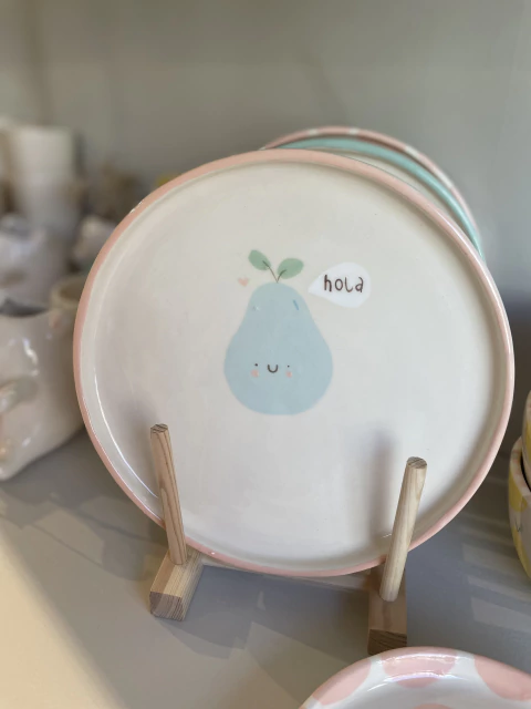 PLATO GRANDE PERA 22 cm - comprar online