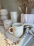 TAZA POCILLO PÉTALOS ORO - comprar online