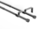 Barral Doble Extensible Acero Cortinas de Ventana 1,2 A 2,20m - comprar online