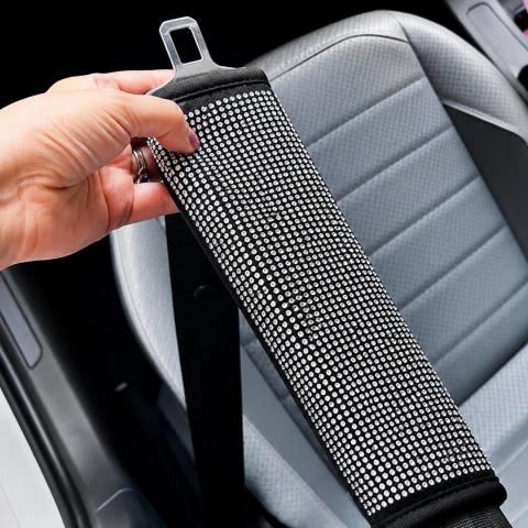 PACK X2: FUNDA CINTURON DE SEGURIDAD SHINE - SOYMASQUEACCESORIOS