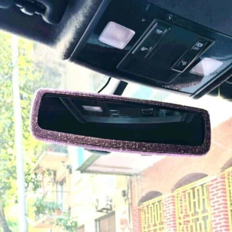 CUBRE ESPEJO RETROVISOR CON BRILLOS - comprar online