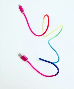 CABLE IPHONE MULTICOLOR - comprar online