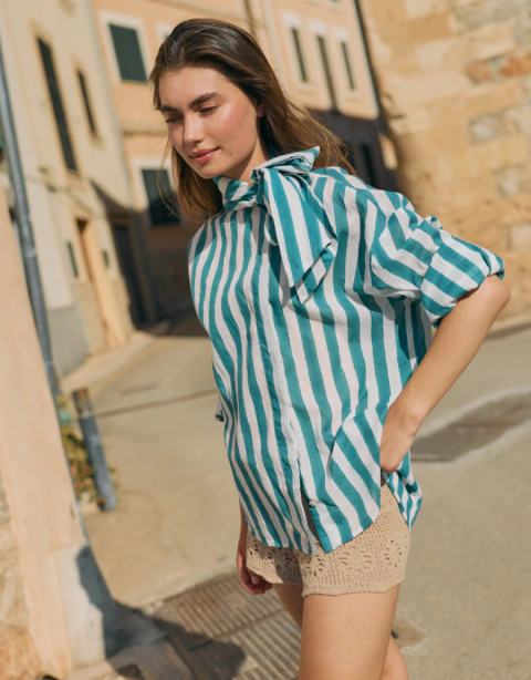 CAMISA LAZO AQUA