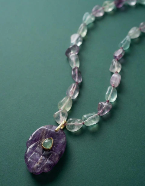 Collar Fluorita