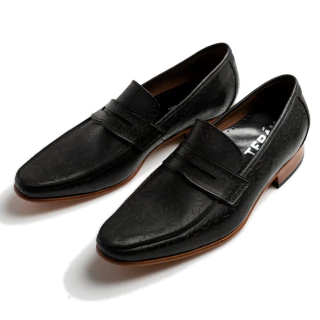 MOCASÍN PERGAMINO NEGRO