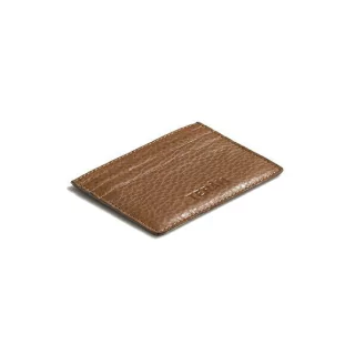 BILLETERA TARJETERO GRANEADO CAMEL