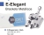 EKSEN. 1 CASOS COMPLETOS DE BRACKETS METALICOS MINI ROTH E-ELEGANT 0,22