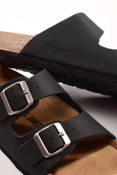 Sandalia Birk Negro Premium - Jane Jones