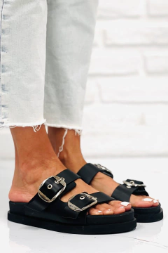 Sandalia Birk Buckle Black - comprar online