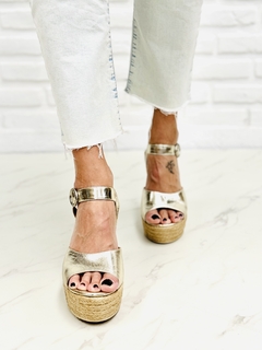 Sandalia Retro Classic Platino - OUTLET - Jane Jones
