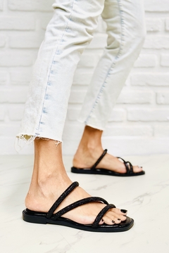 Sandalia Loli Black-OUTLET - tienda online