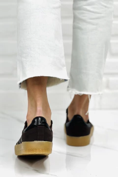 Imagen de Zapatilla Rebel Mid Vegan Croco Choco