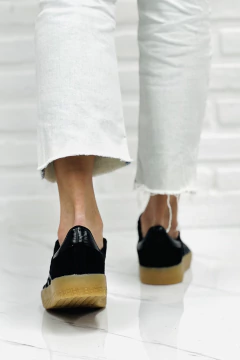 Zapatilla Rebel Mid Vegan Croco Black en internet