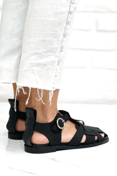 Sandalias Franciscanas Flat Black - comprar online