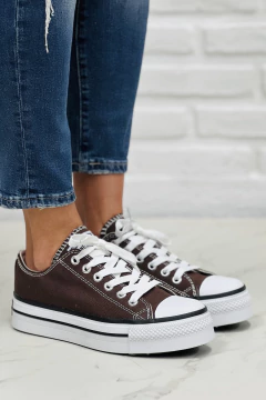 Zapatilla Rebel Choco - comprar online
