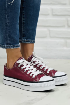 Zapatilla Rebel Burdeos - comprar online