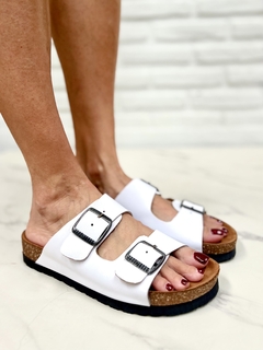 Sandalia Birk Classic Blanco