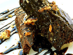 Brownie con nuez Vegano