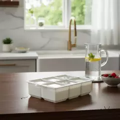 Molde De Silicona 6 Cubos Cubetera - Trendy Corner