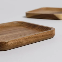 Set x 2 Bandejitas Vassa de Acacia M - Trendy Corner