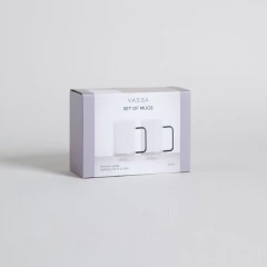 Imagen de Tazas de Vidrio Vassa Linea Viena Set x 2