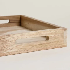 Bandeja Rectangular Madera de Acacia - comprar online