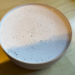 Set x 6 Platos Playos - Línea Granito Borde Natural - comprar online