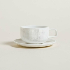 Set Taza y Plato Amalfi 280 ml - Trendy Corner