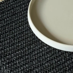 Individuales x 6 Negro Liso - comprar online