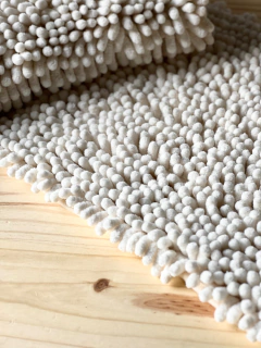 Alfombra de Baño Shaggy Natural 50 X 80 cm - tienda online