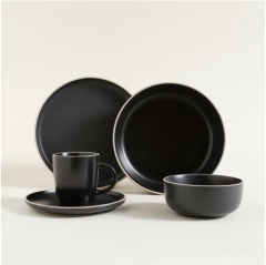 Mug Negro Borde Natural - Linea Neo en internet