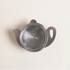 Infusor de te de acero con base - comprar online