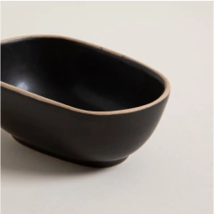 Bowl Ovalado Chico Linea Neo Negro - comprar online