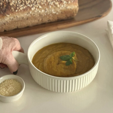 Copetinero UMA con Asa de Ceramica para horno y de servir