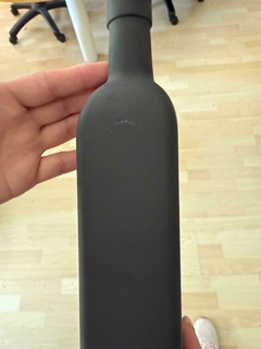 Set Aceitera y Vinagrera de Vidrio Black con Pico Vertedor 500cc