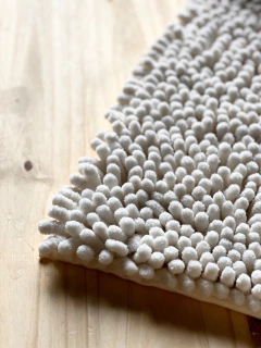 Alfombra de Baño Shaggy Natural 50 X 80 cm - Trendy Corner