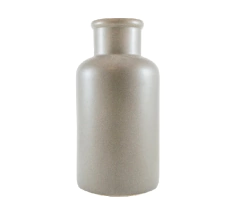 Florero Almendra Gris de Ceramica Alto - comprar online