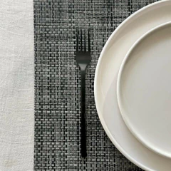 Individuales De Mesa Negro y Blanco x 6 Unidades