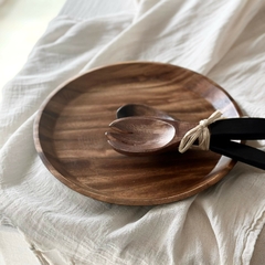 Cubiertos para Ensalada en Madera de Acacia Black - tienda online