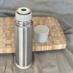 Termo de Acero Inoxidable Tapa Gris Claro 750 ml - comprar online