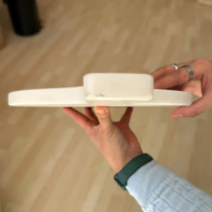 Tabla de Marmol y Madera Acacia Redonda en internet