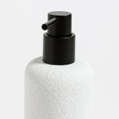 Juego de Dispenser y Portacepillo Atenas Blanco - tienda online