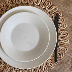 Juego de 6 Platos de Postre Porcelana. Linea Minimal - comprar online