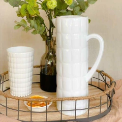 Vaso de acrIlico Lyon white - comprar online