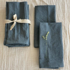 SERVILLETAS DE TUSSOR PACK X 4