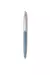 FILGO THE BLACK Boligrafo Jasper retractil CELESTE METALIZADO - comprar online