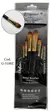 GIORGIONE Set de pinceles PENELLI mango largo lengua de gato (5100Z) x6 - comprar online