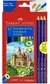 FABER CASTELL Lapices de colores x12 + 3 grafito