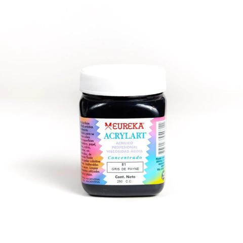 EUREKA Acrilico profesional 250cc (NEGRO 16)